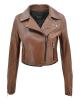 WOMAN LEATHER JACKET CODE: 05-W-150030 (D.BLUE)